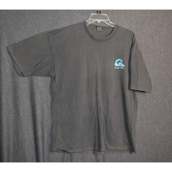 VINTAGE Quiksilver Men's XL Kelly Slater Surf Short Sleeve T-Shirt USA Made VTG - Picture 2 of 8